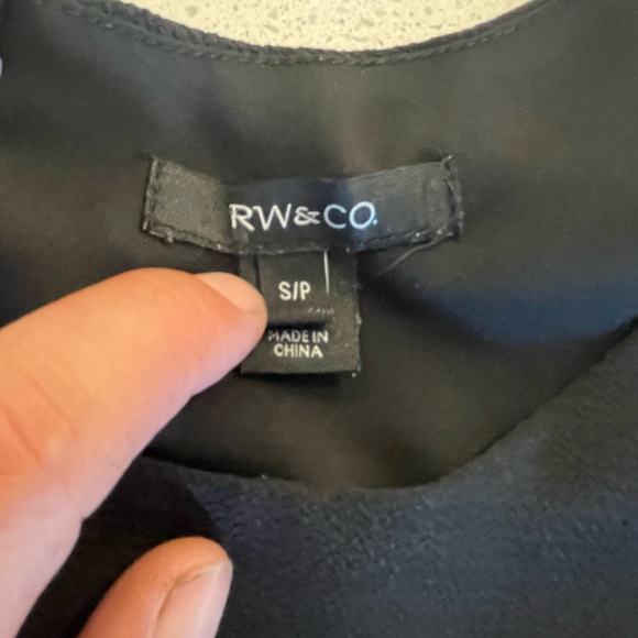 RW&CO Black Open Back Jumpsuit EUC - Picture 11 of 11